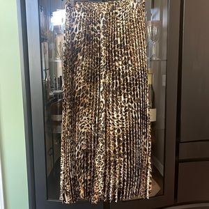 NWOT Leopard print long skirt